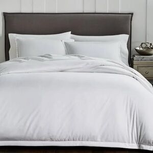 Hotel Collection Supima Cotton Comforter Cover In White Full/Queen